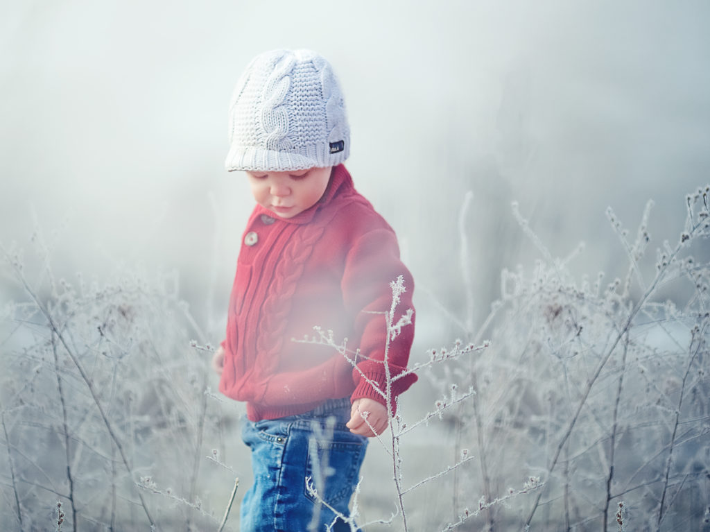 Beautiful Frosty Mornings | Cedar Rapids Children Photographer